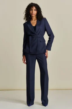 BLAZER Striped><noscript><img width=