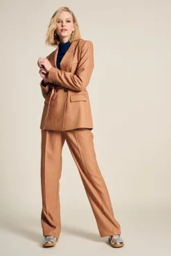 BLAZER Striped><noscript><img width=