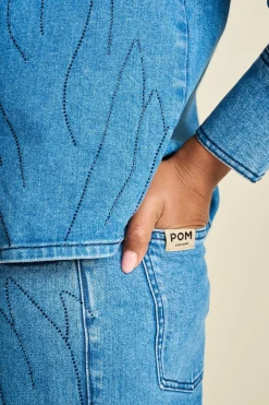 BLOUSE Denim><noscript><img width=