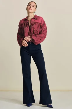 BLOUSE Jacquard><noscript><img width=