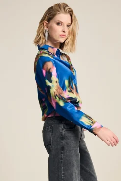 BLOUSE Mila Satin>POM Amsterdam Best