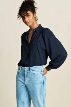BLOUSE Sparkle Blue>POM Amsterdam