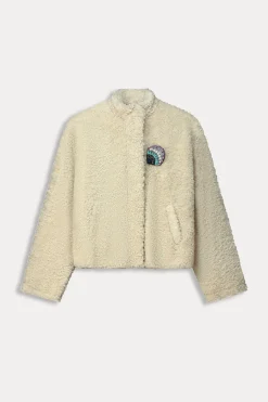 JACKET Teddy Ecru>POM Amsterdam Discount