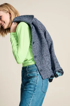 JACKET Tweed Blue><noscript><img width=