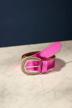RIEM Metallic Fuchsia Croco>POM Amsterdam Online