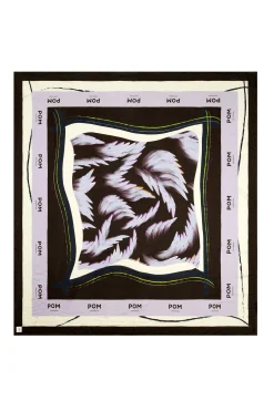 SJAAL Silk Feathers Brown>POM Amsterdam Clearance