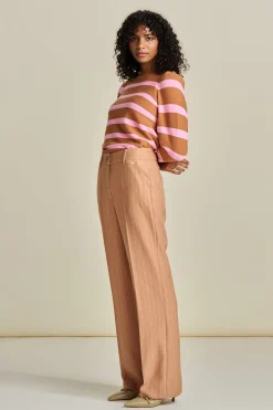 TRUI Striped Sugar Brown><noscript><img width=